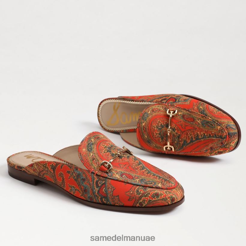 الخشخاش البرتقالي أحذية Sam Edelman نحيف ليني بت بغل 246L6T77
