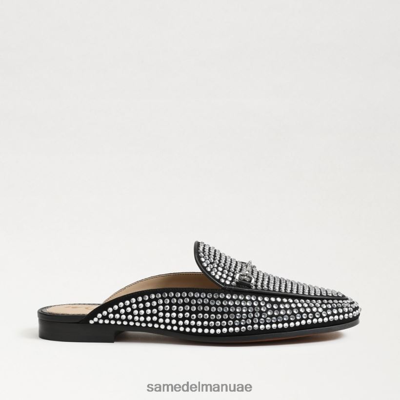 جلد الغزال الأسود أحذية Sam Edelman نحيف حذاء ليني جليتز بت لوفر 246L6T780