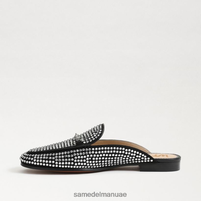 جلد الغزال الأسود أحذية Sam Edelman نحيف حذاء ليني جليتز بت لوفر 246L6T780