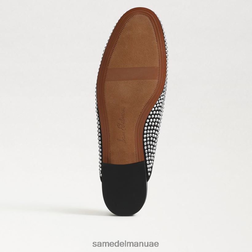 جلد الغزال الأسود أحذية Sam Edelman نحيف حذاء ليني جليتز بت لوفر 246L6T780