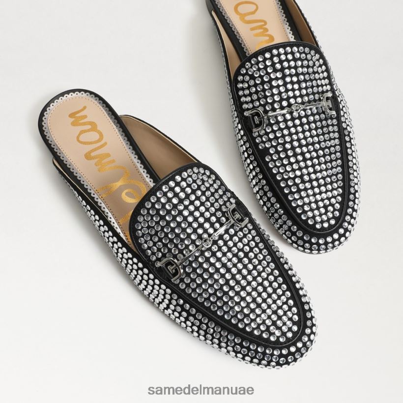 جلد الغزال الأسود أحذية Sam Edelman نحيف حذاء ليني جليتز بت لوفر 246L6T780