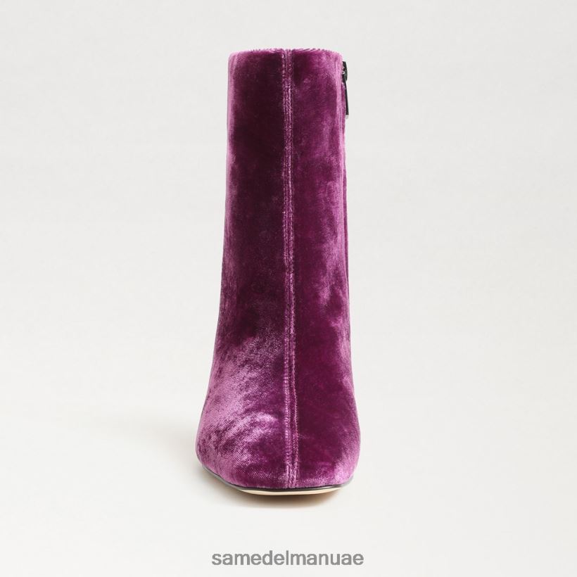 مخمل الأوركيد العميق أحذية Sam Edelman نحيف حذاء الكاحل تزلف 246L6T782