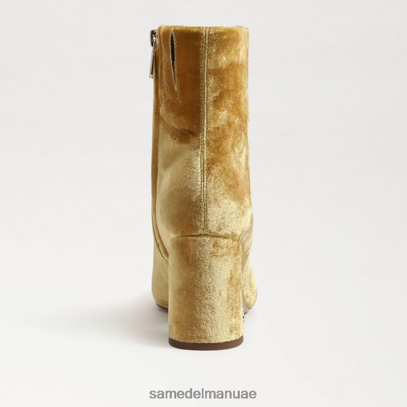 مخمل الزعفران أحذية Sam Edelman نحيف حذاء الكاحل تزلف 246L6T783