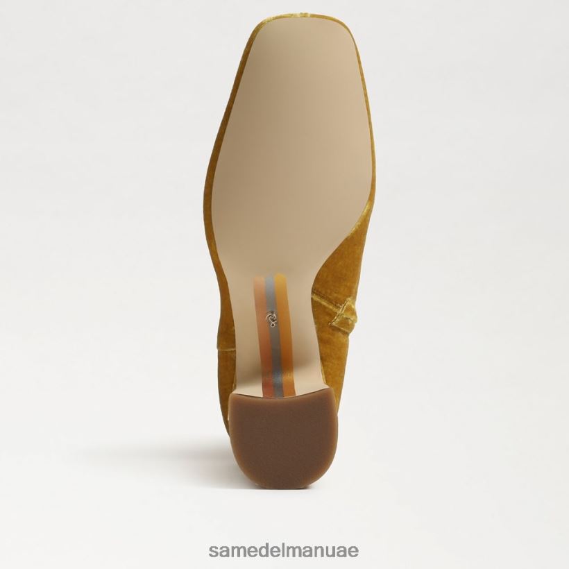 مخمل الزعفران أحذية Sam Edelman نحيف حذاء الكاحل تزلف 246L6T783