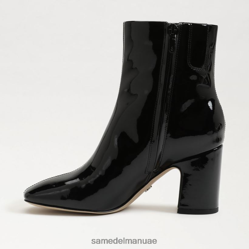 أسود براءة اختراع أحذية Sam Edelman نحيف حذاء الكاحل تزلف 246L6T787