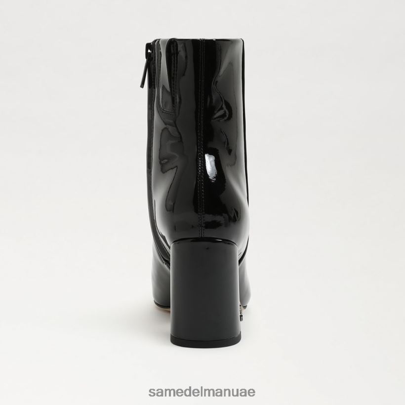 أسود براءة اختراع أحذية Sam Edelman نحيف حذاء الكاحل تزلف 246L6T787