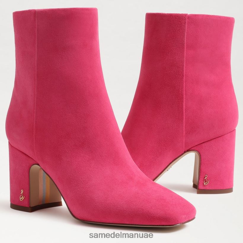 الداليا الوردي أحذية Sam Edelman نحيف حذاء الكاحل تزلف 246L6T790
