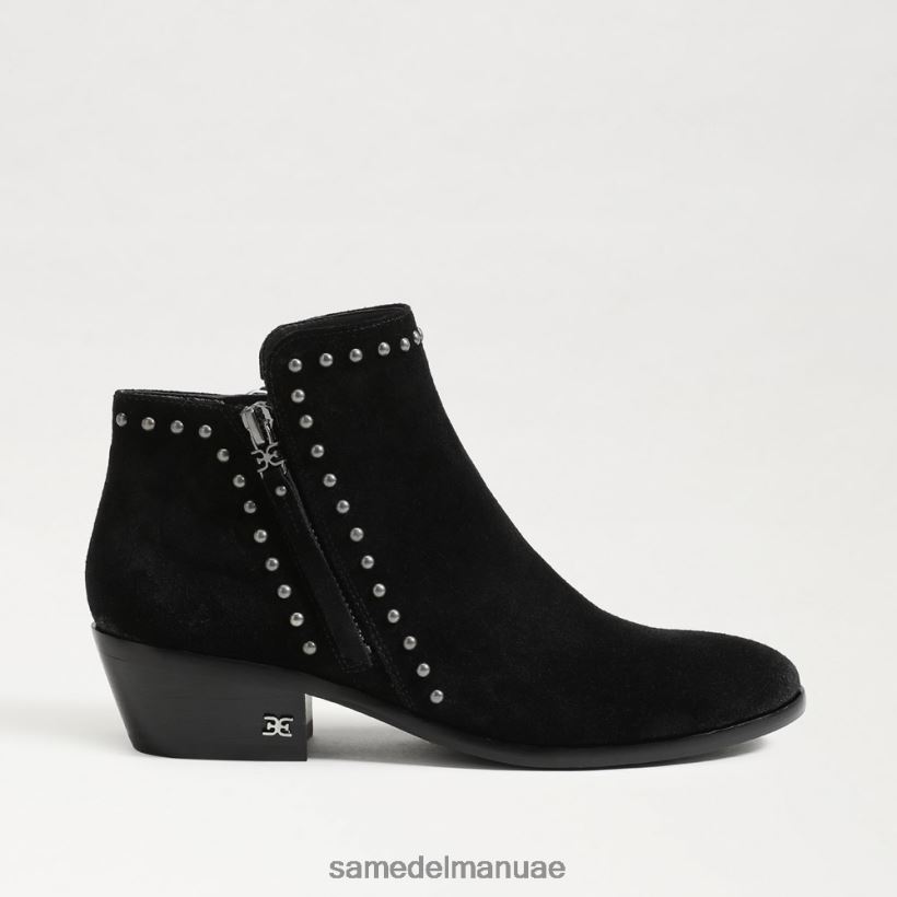 جلد الغزال الأسود أحذية Sam Edelman نحيف حذاء باولا للكاحل 246L6T792