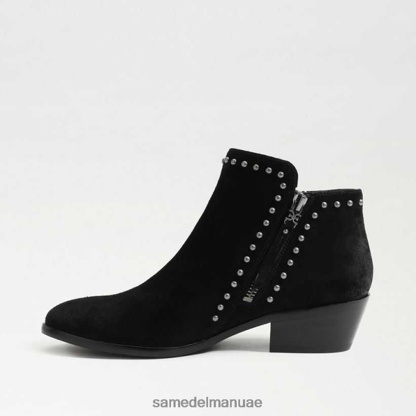 جلد الغزال الأسود أحذية Sam Edelman نحيف حذاء باولا للكاحل 246L6T792