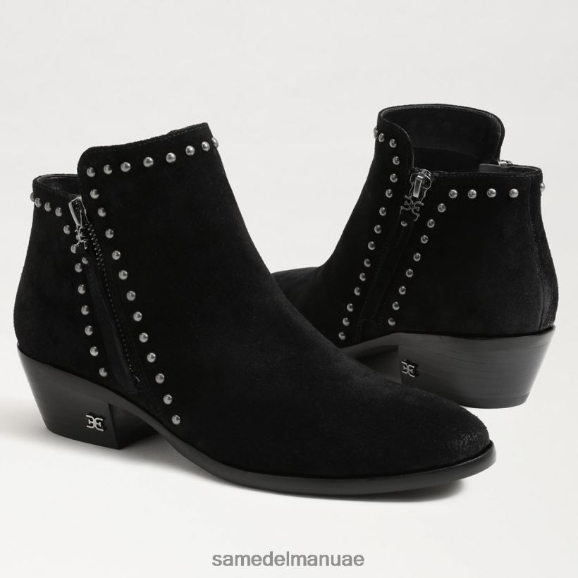 جلد الغزال الأسود أحذية Sam Edelman نحيف حذاء باولا للكاحل 246L6T792