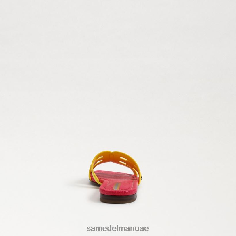 الميموزا أصفر/فوشيا فائق أحذية Sam Edelman نحيف صندل منزلق خليج 246L6T7