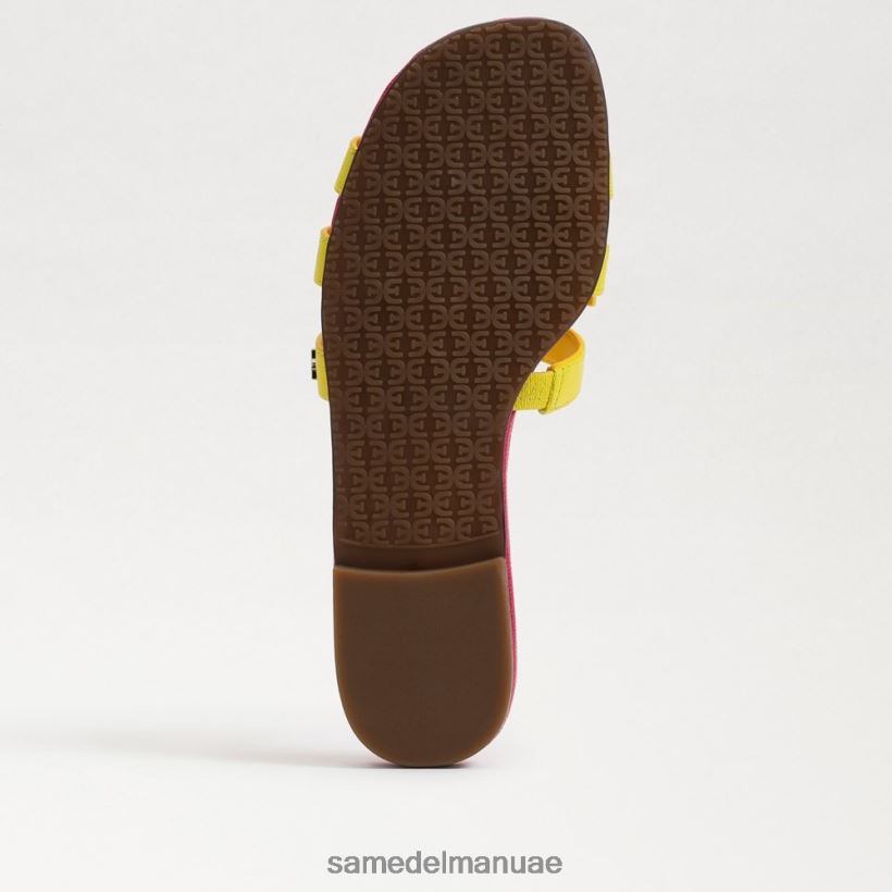 الميموزا أصفر/فوشيا فائق أحذية Sam Edelman نحيف صندل منزلق خليج 246L6T7