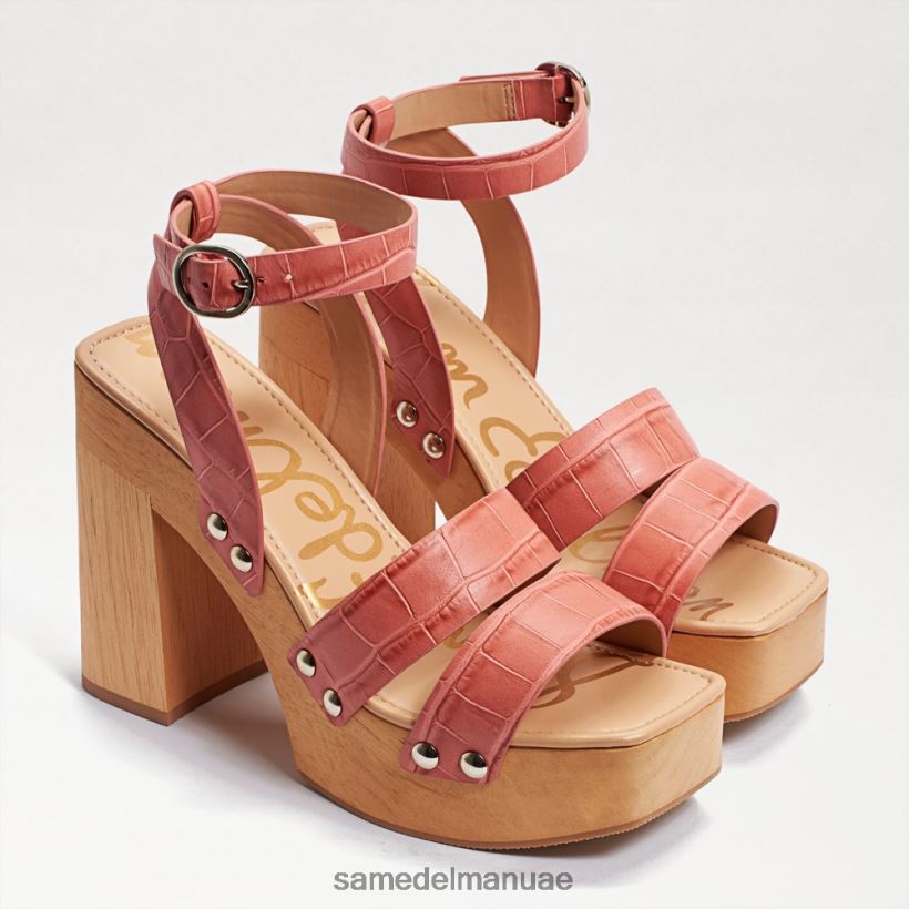 تيرا روز تمساح أحذية Sam Edelman نحيف صندل بكعب منصة من روزاليند 246L6T801