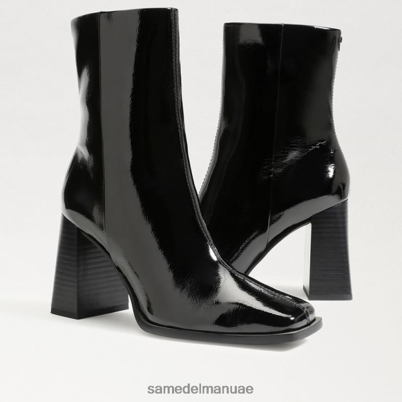 أسود براءة اختراع أحذية Sam Edelman نحيف حذاء إيفيت للكاحل 246L6T805