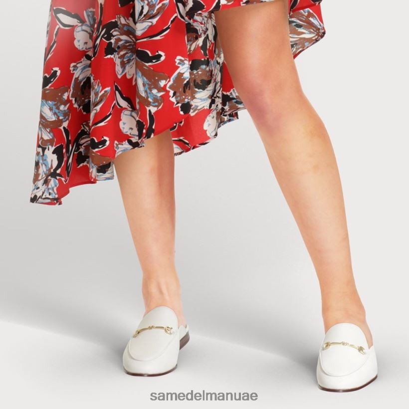 جلد أبيض مشرق أحذية Sam Edelman نحيف ليني بت بغل 246L6T80