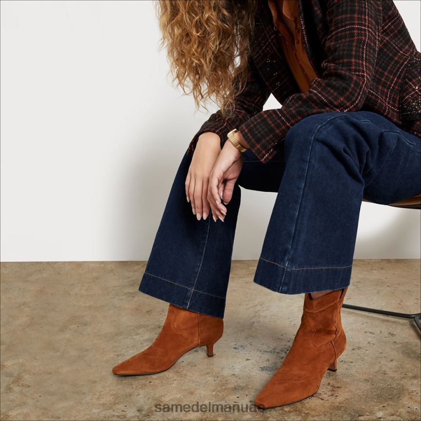 البني الحدودي أحذية Sam Edelman نحيف حذاء تارين للكاحل 246L6T810