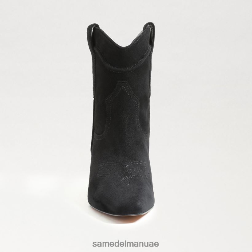 جلد الغزال الأسود أحذية Sam Edelman نحيف حذاء تارين للكاحل 246L6T811