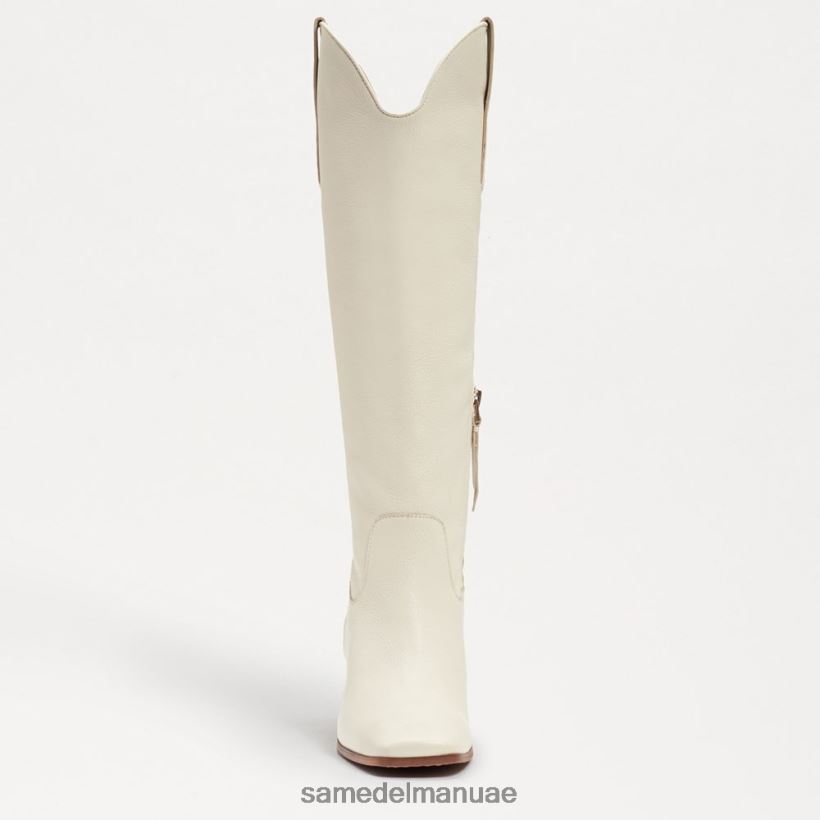 جلد عاجي حديث أحذية Sam Edelman نحيف الحذاء الغربي بريتن 246L6T814