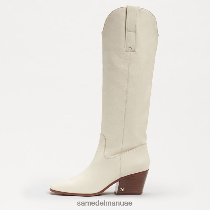 جلد عاجي حديث أحذية Sam Edelman نحيف الحذاء الغربي بريتن 246L6T814