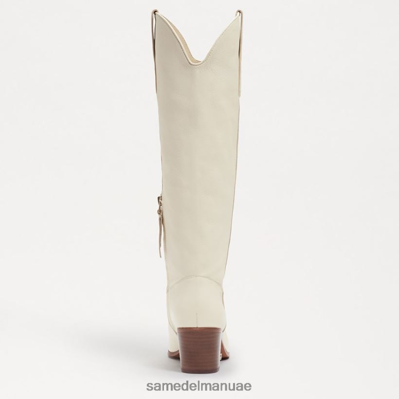 جلد عاجي حديث أحذية Sam Edelman نحيف الحذاء الغربي بريتن 246L6T814