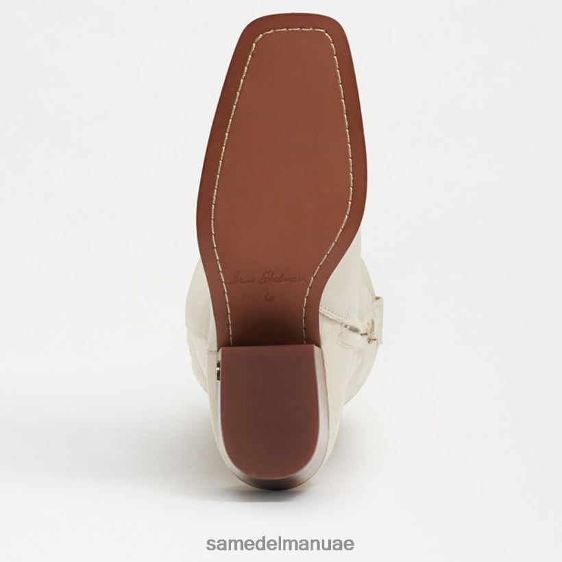 جلد عاجي حديث أحذية Sam Edelman نحيف الحذاء الغربي بريتن 246L6T814