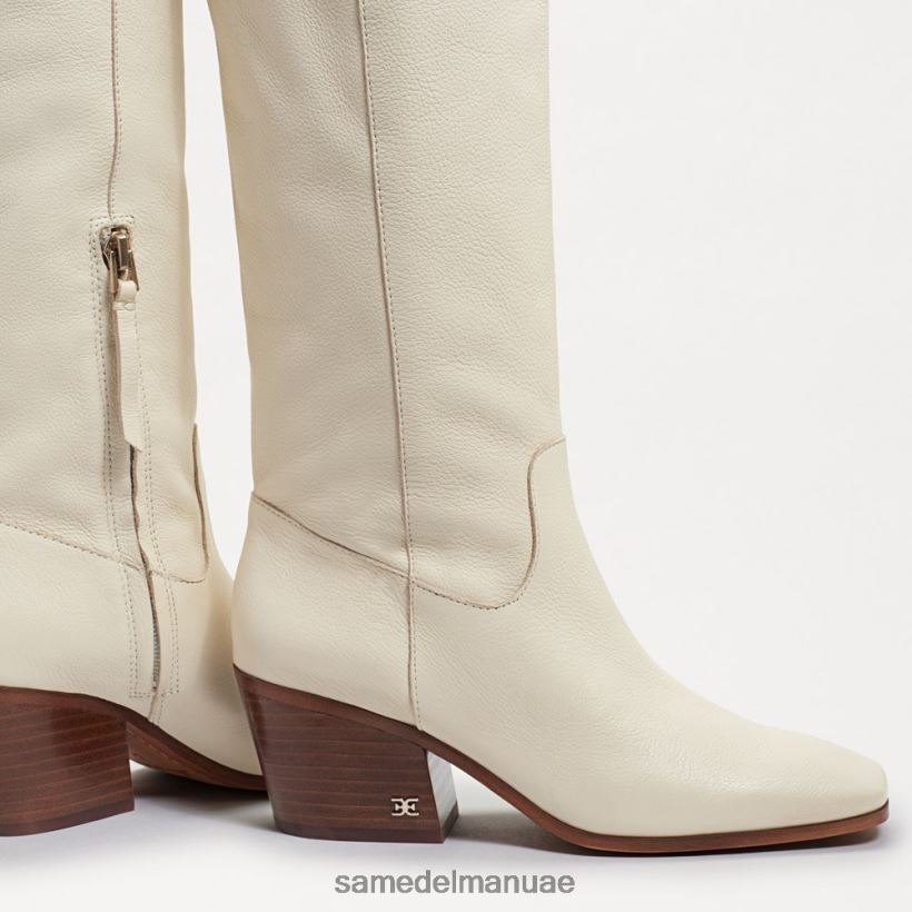 جلد عاجي حديث أحذية Sam Edelman نحيف الحذاء الغربي بريتن 246L6T814