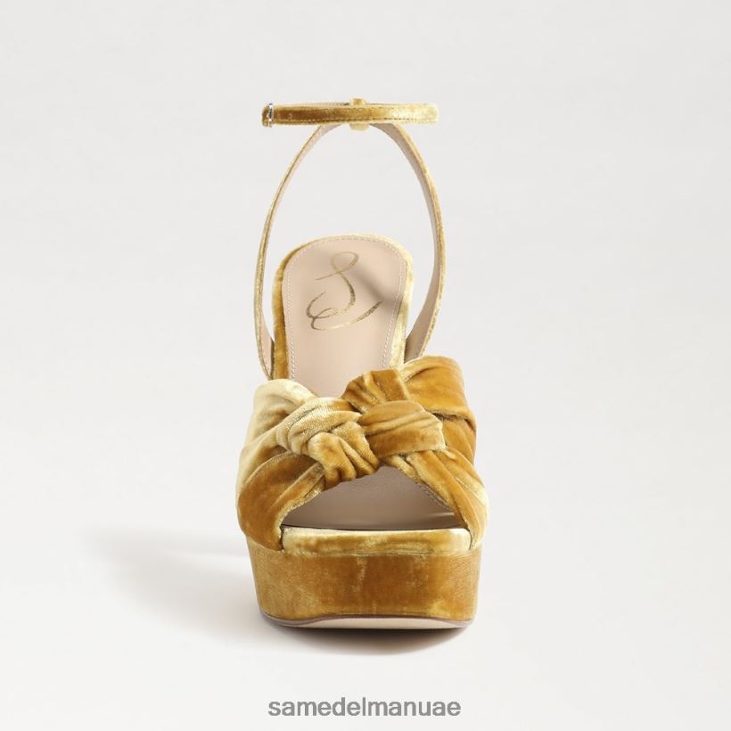 مخمل الزعفران أحذية Sam Edelman نحيف كعب منصة كريستين 246L6T816