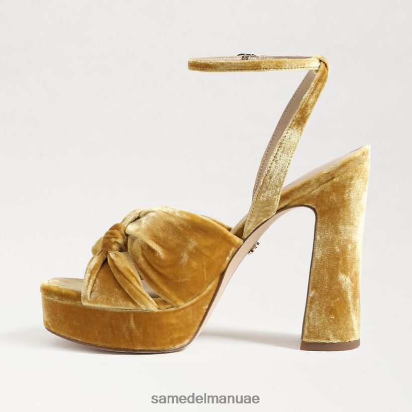مخمل الزعفران أحذية Sam Edelman نحيف كعب منصة كريستين 246L6T816