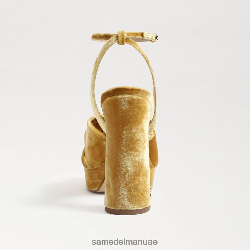 مخمل الزعفران أحذية Sam Edelman نحيف كعب منصة كريستين 246L6T816