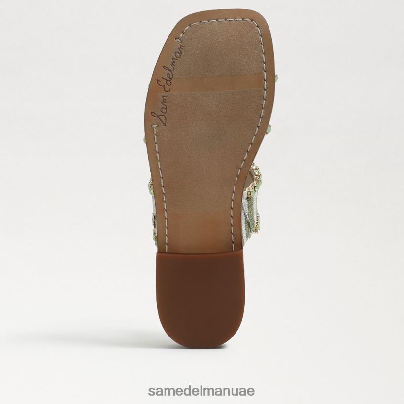 سرخس/كتان حمار وحشي طبيعي أحذية Sam Edelman نحيف هوبي صندل منزلق 246L6T821