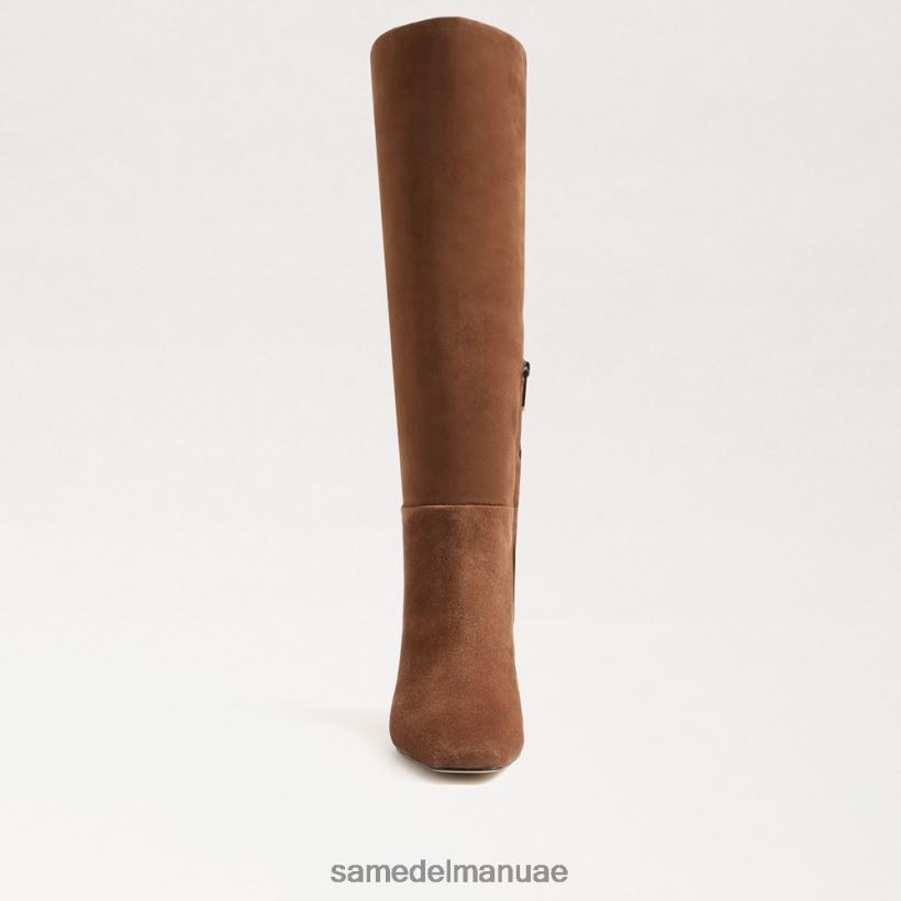 جوز الهند المحمص أحذية Sam Edelman نحيف حذاء عالي الركبة 246L6T823