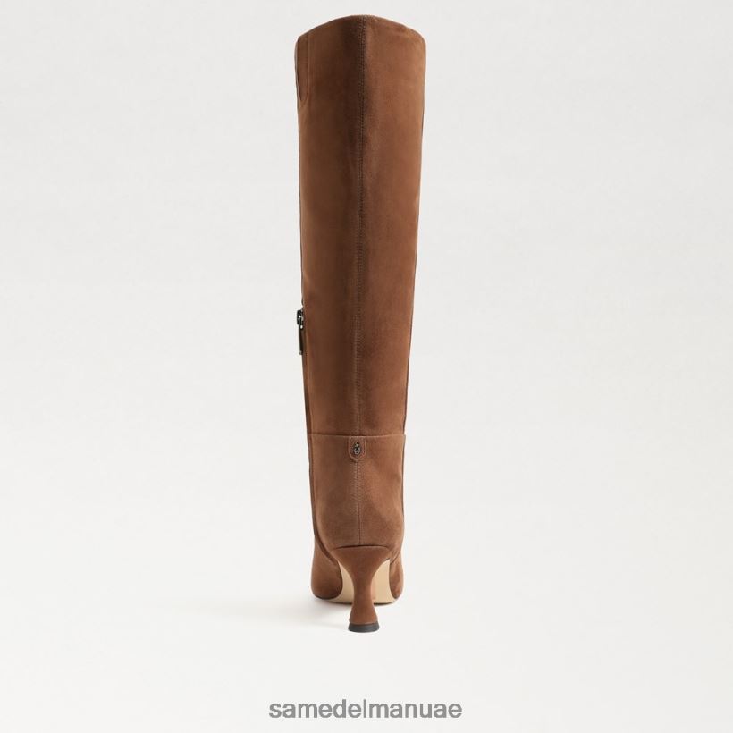 جوز الهند المحمص أحذية Sam Edelman نحيف حذاء عالي الركبة 246L6T823