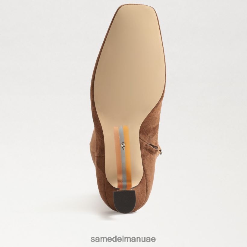 جوز الهند المحمص أحذية Sam Edelman نحيف حذاء عالي الركبة 246L6T823
