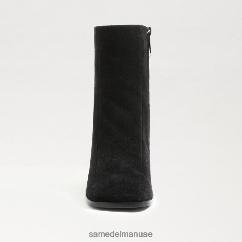جلد الغزال الأسود أحذية Sam Edelman نحيف حذاء مايلا للكاحل 246L6T828
