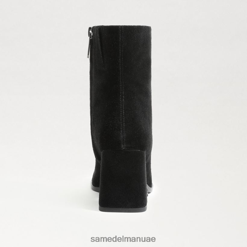 جلد الغزال الأسود أحذية Sam Edelman نحيف حذاء مايلا للكاحل 246L6T828