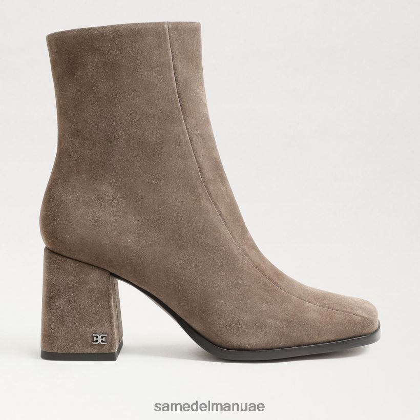 من جلد الغزال الزيتون أحذية Sam Edelman نحيف حذاء مايلا للكاحل 246L6T829