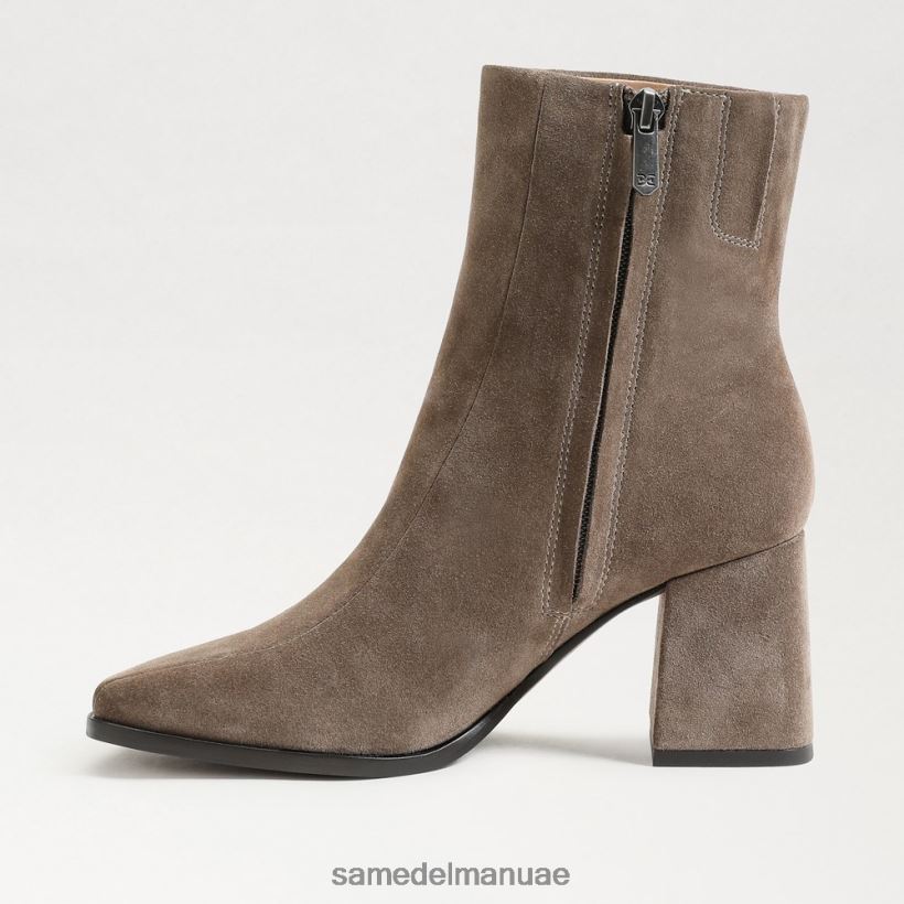 من جلد الغزال الزيتون أحذية Sam Edelman نحيف حذاء مايلا للكاحل 246L6T829