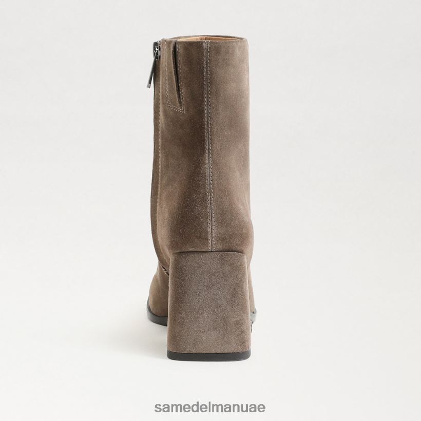 من جلد الغزال الزيتون أحذية Sam Edelman نحيف حذاء مايلا للكاحل 246L6T829