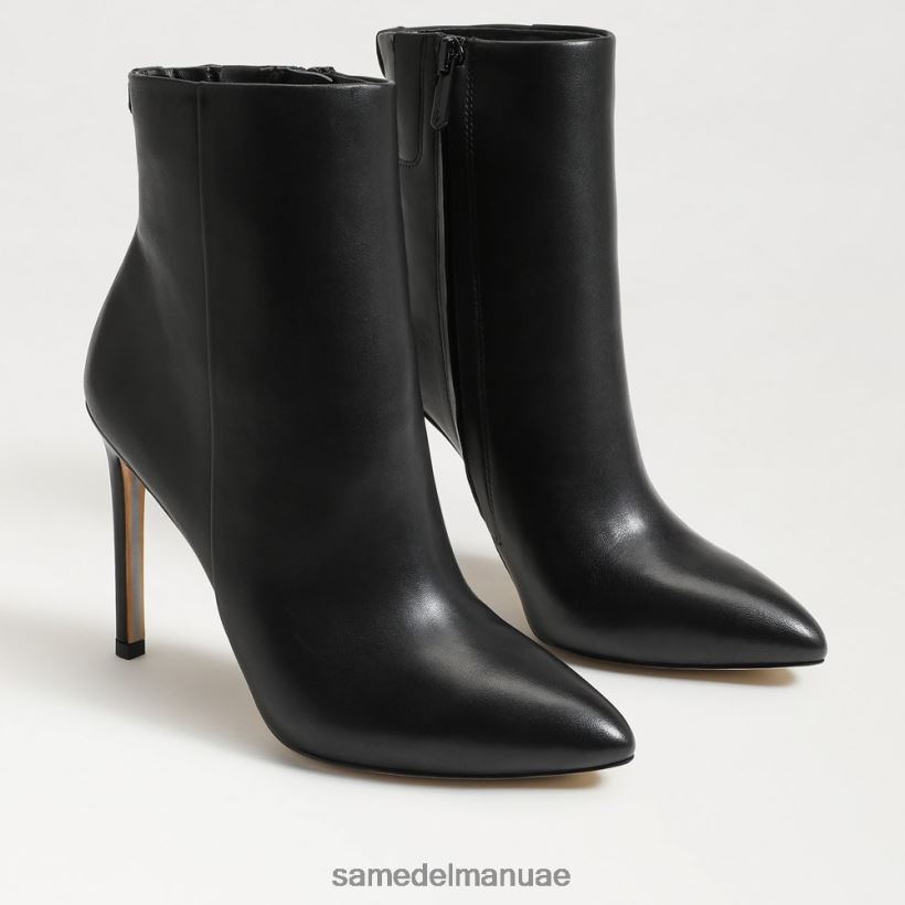 جلد أسود أحذية Sam Edelman نحيف كعب حذاء رينلي 246L6T831