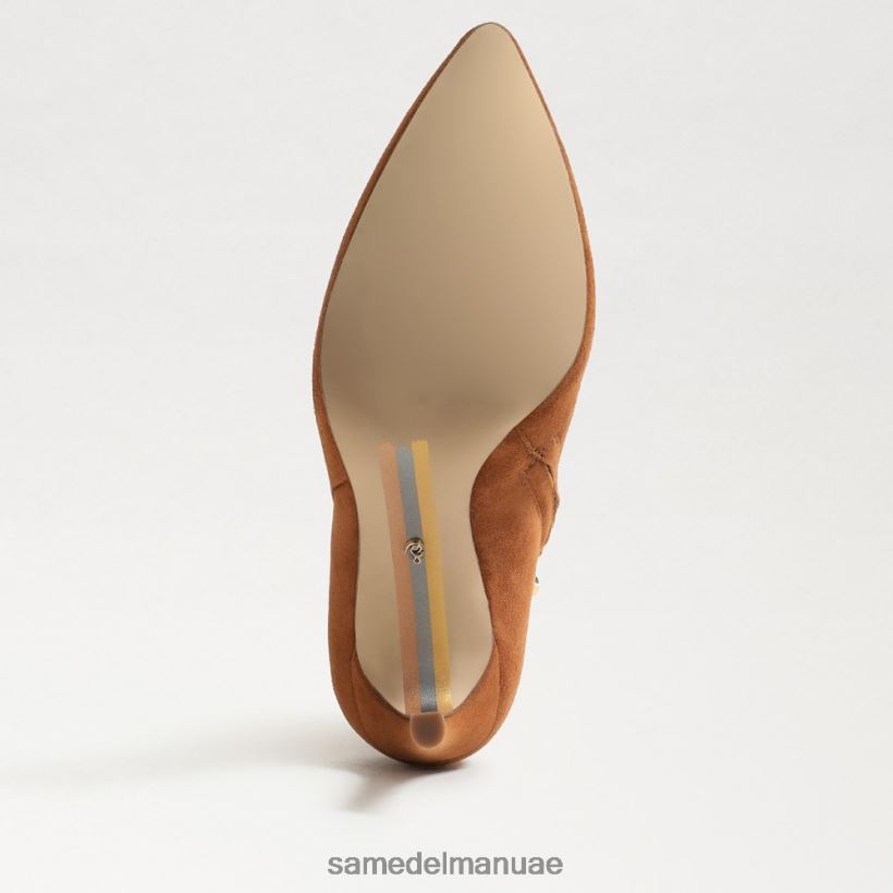 الحدود البني من جلد الغزال أحذية Sam Edelman نحيف كعب حذاء رينلي 246L6T832