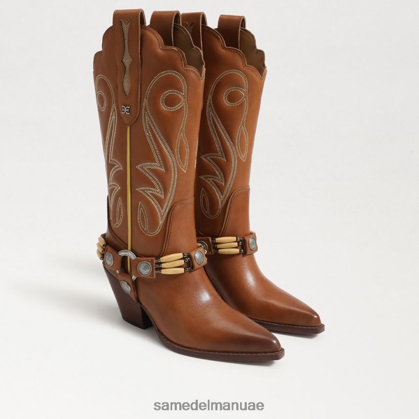 كستناء محمص أحذية Sam Edelman نحيف جاكي الحذاء الغربي 246L6T835
