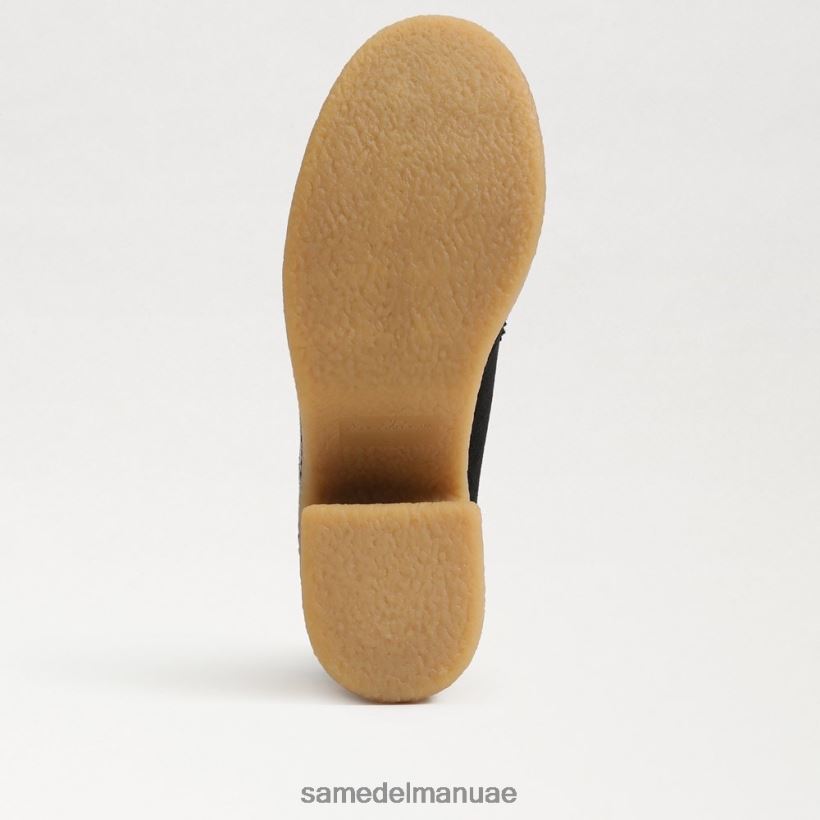 جلد الغزال الأسود أحذية Sam Edelman نحيف حذاء شو برباط 246L6T843