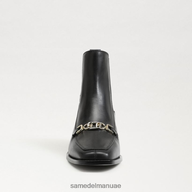 جلد أسود أحذية Sam Edelman نحيف تورانس تشيلسي بت الكاحل التمهيد 246L6T847