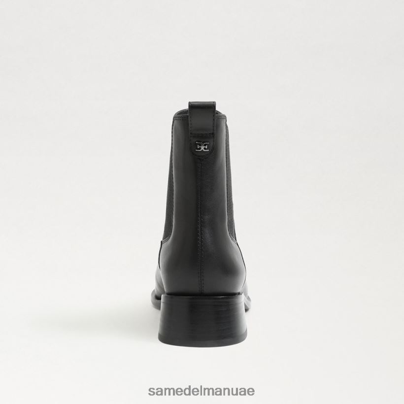 جلد أسود أحذية Sam Edelman نحيف تورانس تشيلسي بت الكاحل التمهيد 246L6T847