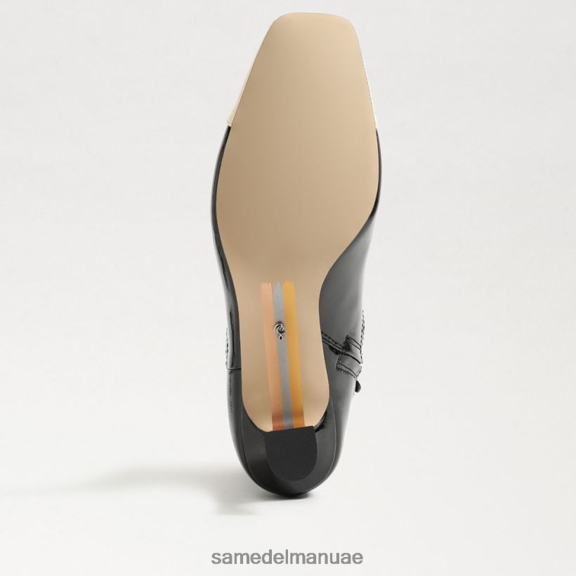 أسود / عاجي حديث أحذية Sam Edelman نحيف ليفيا بوتي 246L6T848