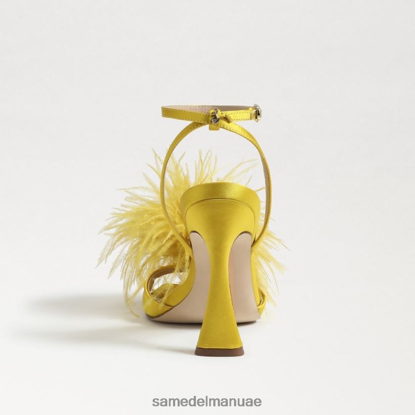 الساتان المغرة أحذية Sam Edelman نحيف كعب ريشة ليون 246L6T849