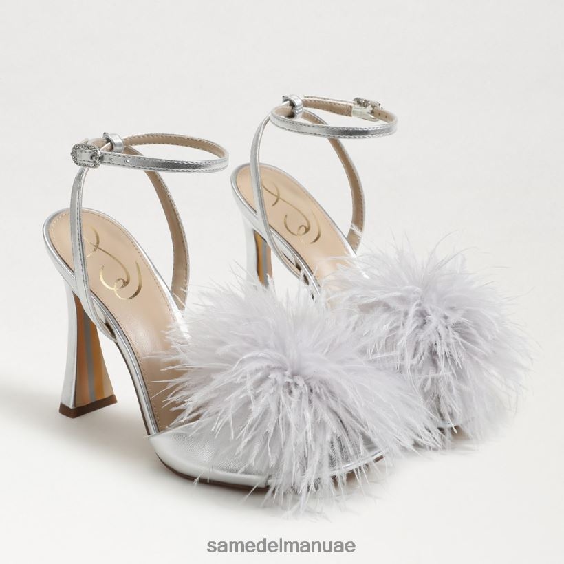 فضة أحذية Sam Edelman نحيف كعب ريشة ليون 246L6T850