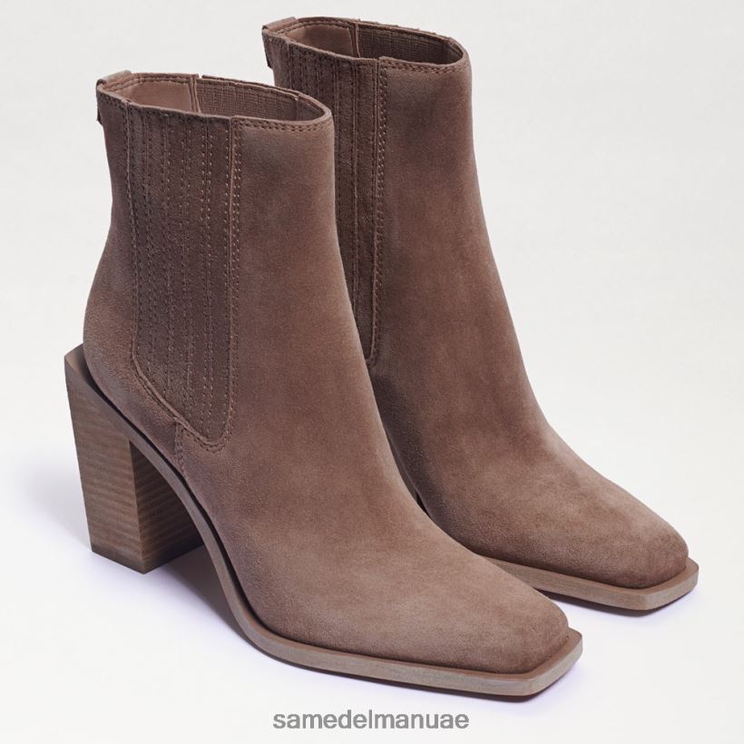 جلد الغزال رمادي داكن عميق أحذية Sam Edelman نحيف إماليا بوتي 246L6T858