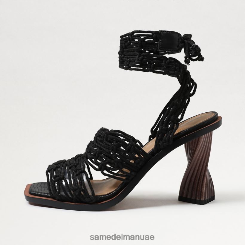 أسود أحذية Sam Edelman نحيف كعب ملفوف على الكاحل من هارلي 246L6T860