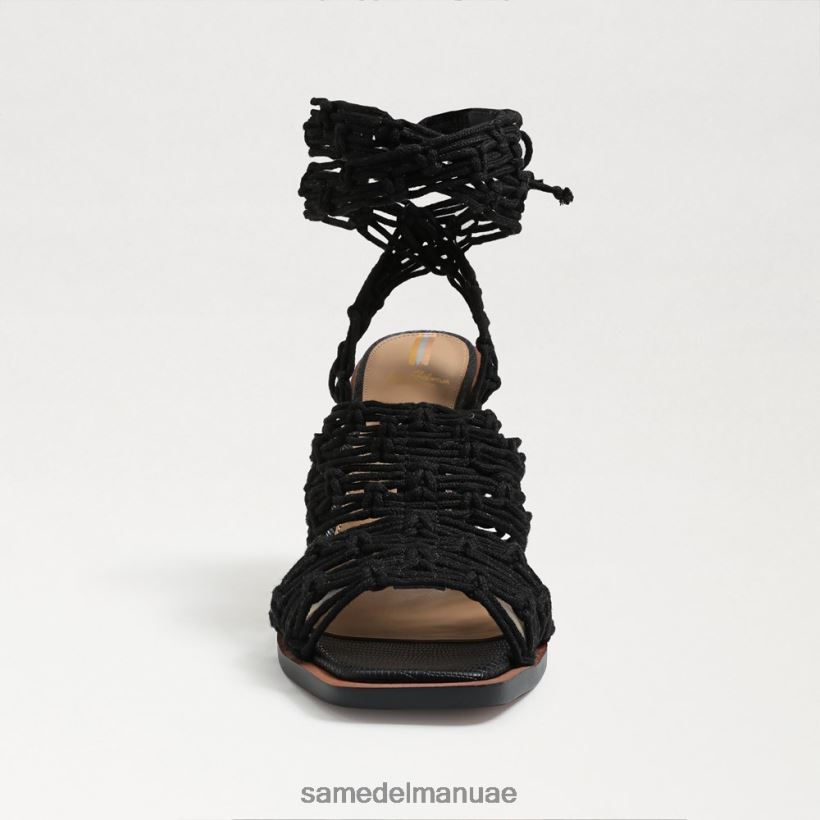 أسود أحذية Sam Edelman نحيف كعب ملفوف على الكاحل من هارلي 246L6T860